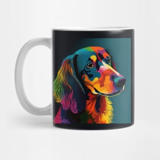 Pop Art Dachshund Dog Mug